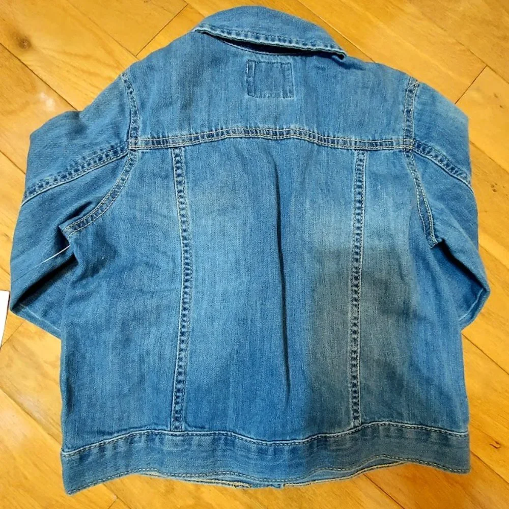 Oshkosh Denim Jacket‎ Preschool Big Kid Girls Size 8 Blue New